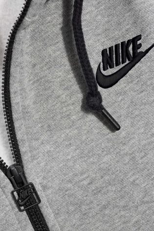 Light Grey Nike AW77 Full Zip Hoody